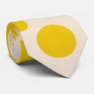 Bright Yellow Polka Dot Neck Tie