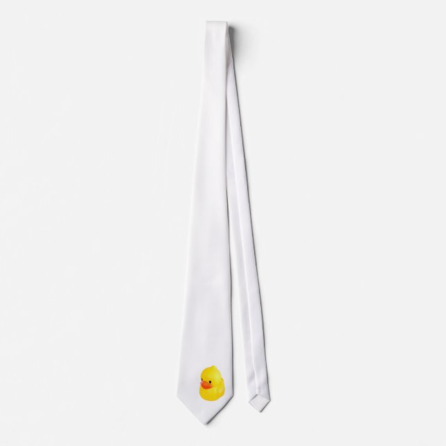 Bright Yellow Rubber Duck Tie (Front)
