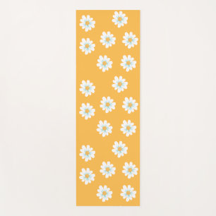 bright yellow yoga mat