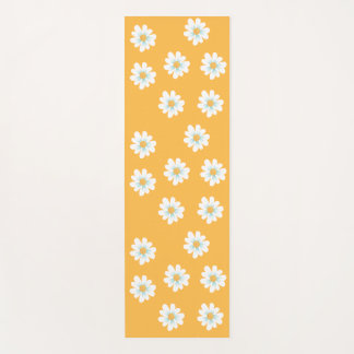 bright yellow yoga mat