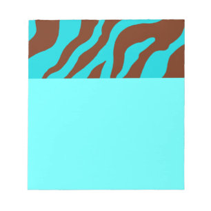 Bright Zebra Print Notepad