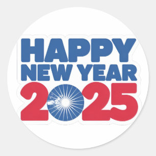 Brighten Up 2025 Happy New year Sticker