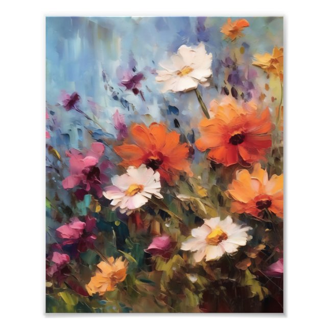 Brighten Up Your Space with Our Floral Prints! Photo Print (Front)