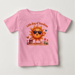 Brighten Your Day with Little Ray of Sunshine Baby T-Shirt