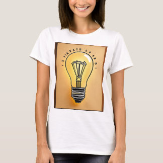 "Brighten Your Day with the Happy Light Bulb T-Shi T-Shirt