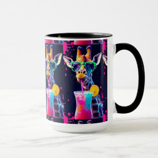 Brighten your day with this playful, colorful gira mug