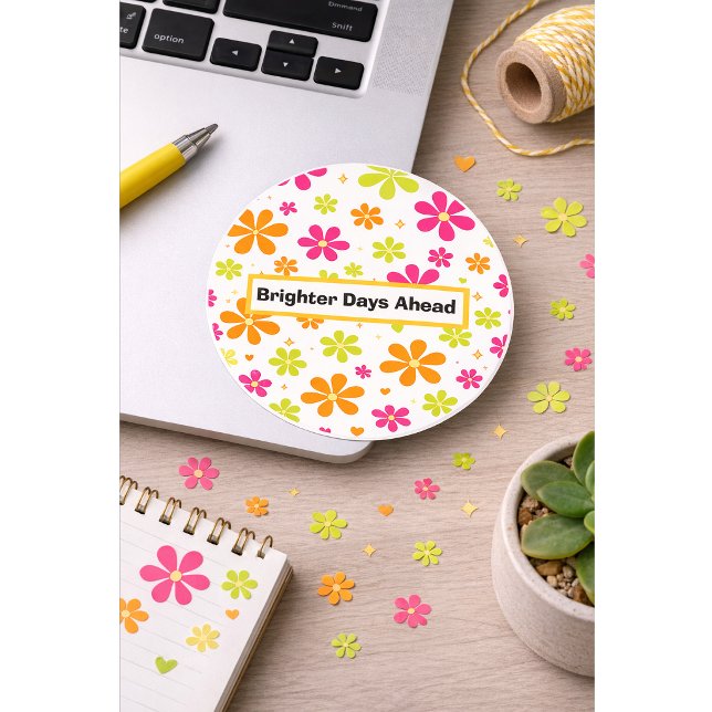 Brighter Days Ahead Sticker | Colourful Motivation (Creator Uploaded)