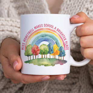 Brighter Place Rainbow Forest Teacher Appreciation Coffee Mug