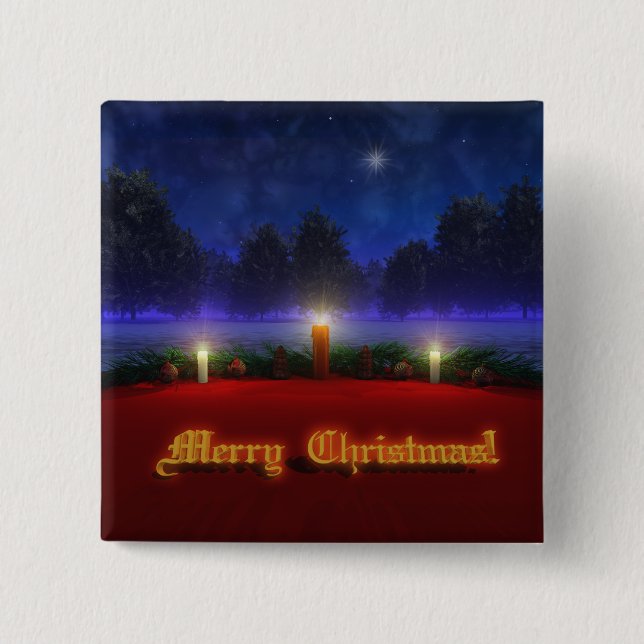 Brighter Visions Christmas Button (Front)