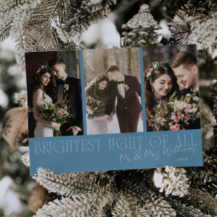 Brightest Light Denim Blue Wedding Announcement