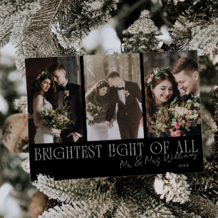 Brightest Light Of All Black Wedding Announcement