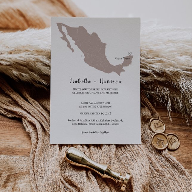 BRIGHTEST Mexico Wedding Invitation (Creator Uploaded)