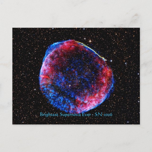 Brightest Supernova Ever space picture Postcard (Front)