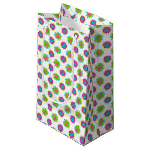 BRIGHTLY COLORED EASTER BUNNIES SMALL GIFT BAG