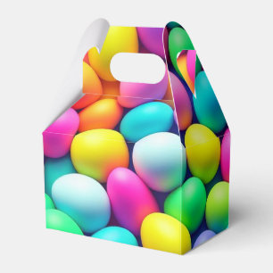 Brightly colored Easter Egg/Spring  Favour Box