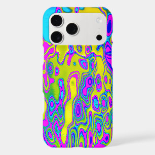 Brightly Coloured Crazy Colourful Abstract Pattern