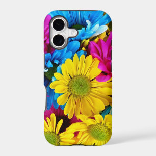Brightly Coloured Daisies