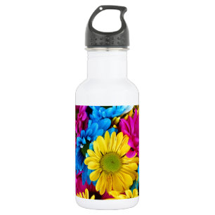Brightly Coloured Daisies 532 Ml Water Bottle