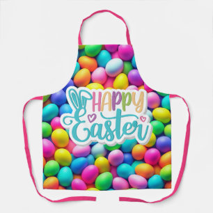 Brightly coloured Easter Egg/Spring  Apron