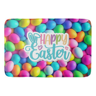 Brightly coloured Easter Egg/Spring Bath Mat