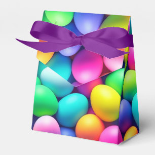 Brightly coloured Easter Egg/Spring Favour Box