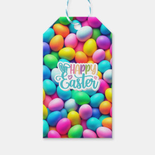 Brightly coloured Easter Egg/Spring  Gift Tags