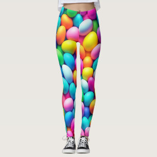 Brightly coloured Easter Egg/Spring Leggings