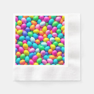 Brightly coloured Easter Egg/Spring Napkin