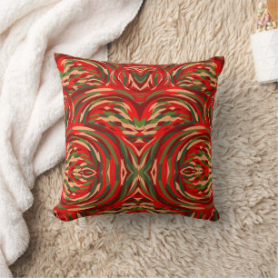 Brightly Coloured Flamingo Feathers Cushion