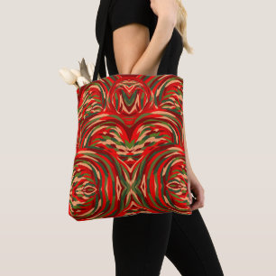 Brightly Coloured Flamingo Feathers Tote Bag