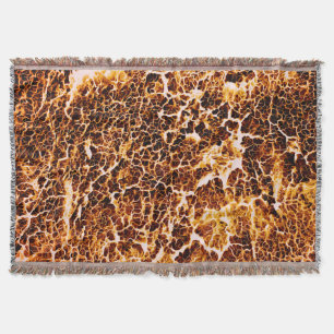 Brightly Coloured Funky Cool Throw Blanket