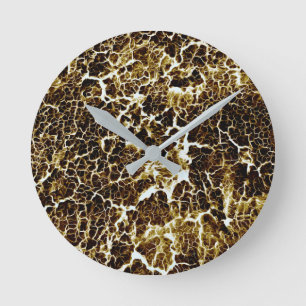 Brightly Coloured Funky Unique Cool Round Clock