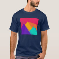 Brightly Coloured Geometric Triangles and Pyramids