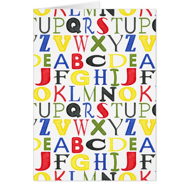 Brightly Coloured Letters by Megan Meagher (Front)