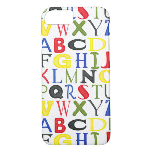 Brightly Coloured Letters by Megan Meagher Case-Mate iPhone Case