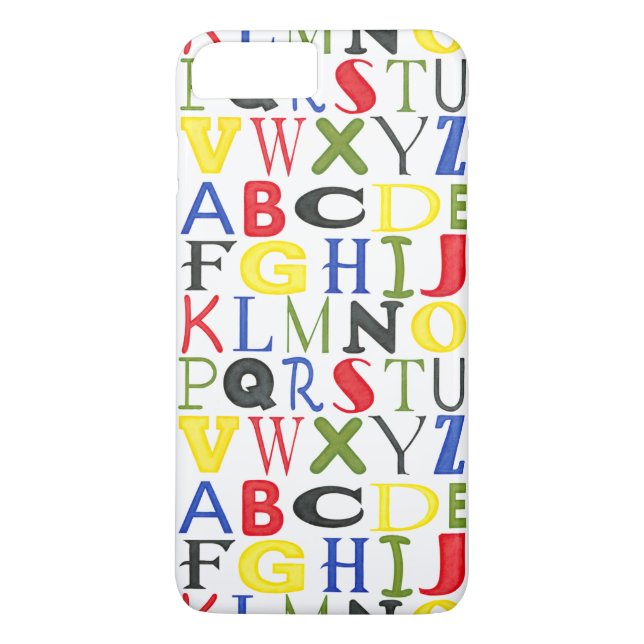 Brightly Coloured Letters by Megan Meagher Case-Mate iPhone Case (Back)