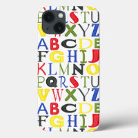 Brightly Coloured Letters by Megan Meagher