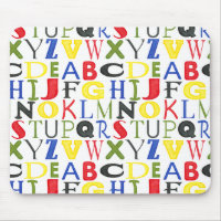 Brightly Coloured Letters by Megan Meagher