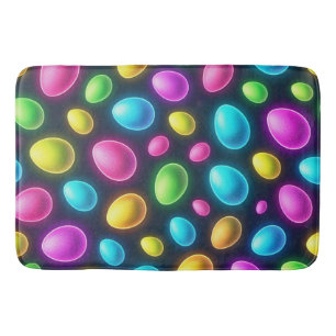 Brightly coloured/neon Easter Egg/Spring Bath Mat