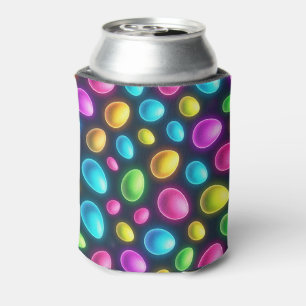 Brightly coloured/neon Easter Egg/Spring Can Cooler