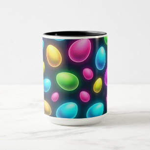 Brightly coloured/neon Easter Egg/Spring Mug