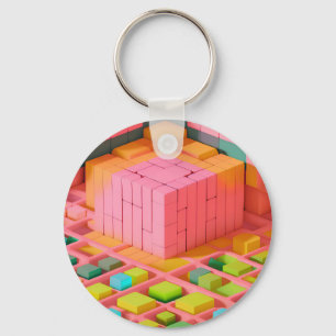 Brightly Coloured Sweetness Key Ring