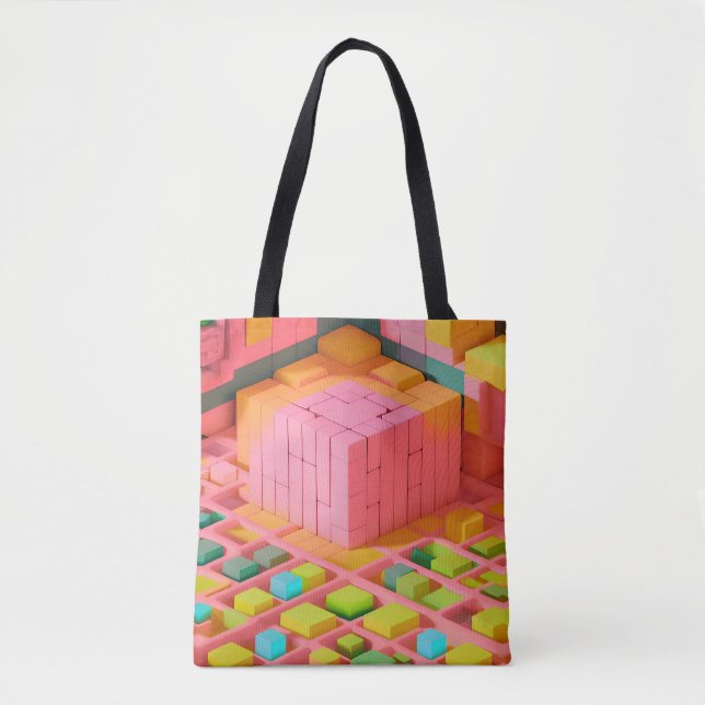 Brightly Coloured Sweetness Tote Bag (Front)