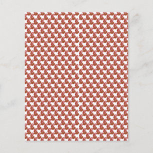 Brightly coloured wrapping paper with a festive pa
