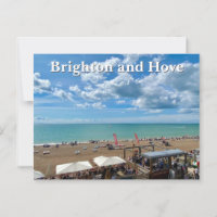 Brighton and Hove Beach on a Summer Day