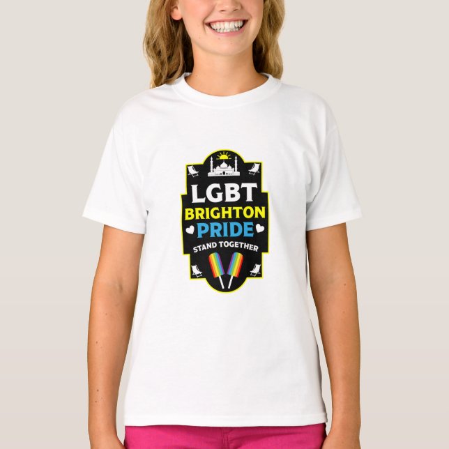 Brighton and Hove pride T-Shirt (Front)