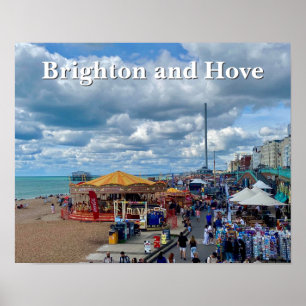 Brighton and Hove Seafront Photo Poster