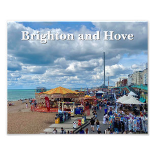 Brighton and Hove Seafront Photo Print