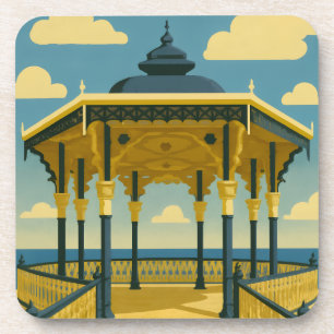 Brighton Bandstand – Coastal Architecture Art Coaster