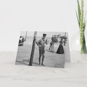 Brighton Beach Lifeguard, early 1900s Card